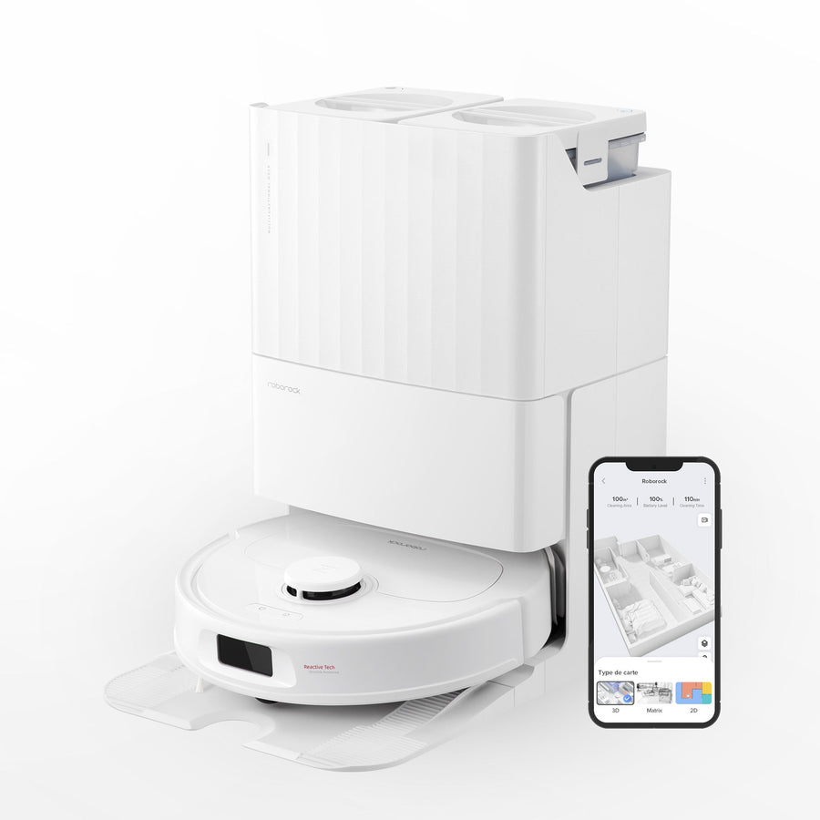 【Certified Refurbished 90% New】Roborock Qrevo S Robot Vacuum with Multifunctional Dock