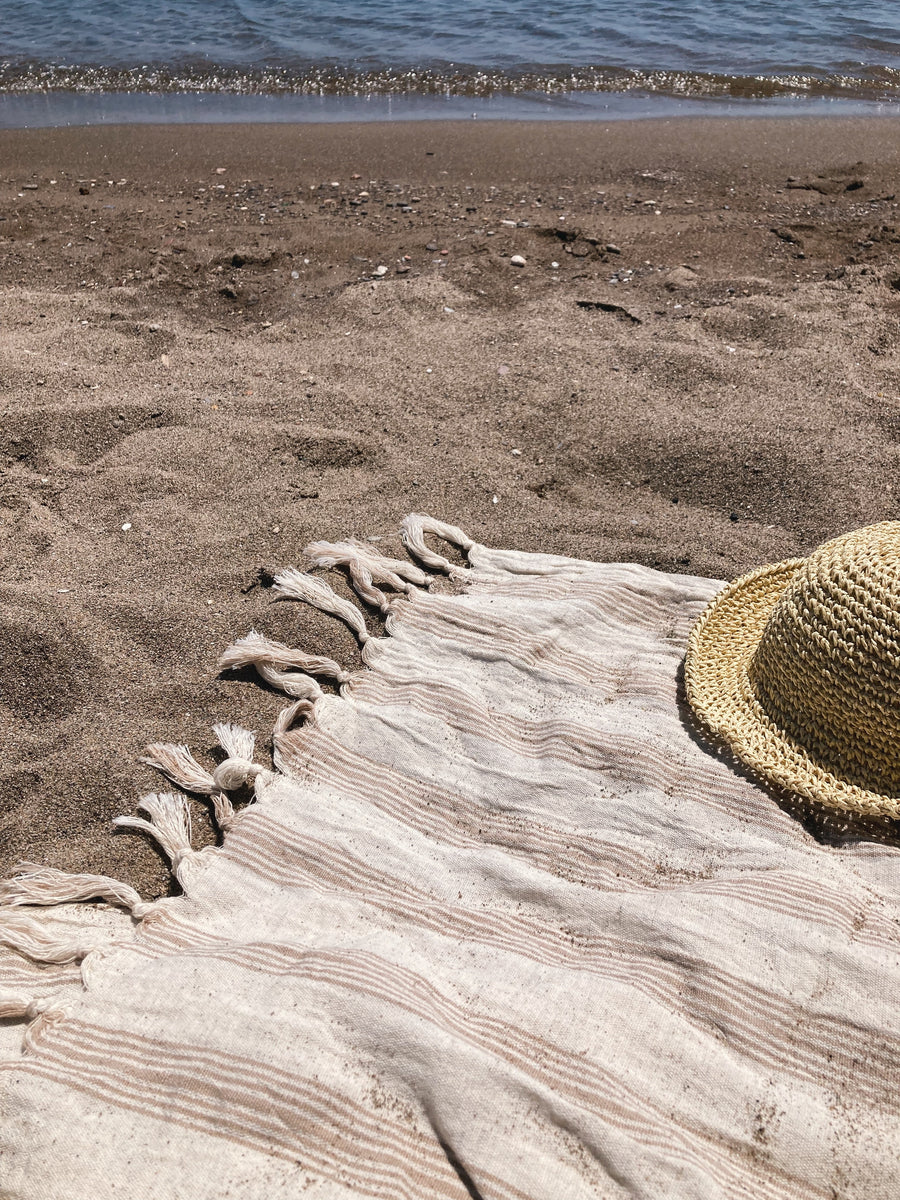 Ciragan Cotton Linen Towel