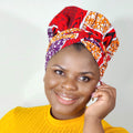 Duma Mbili African Print Bonnet wrap 3
