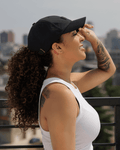 Black Waterproof Satin Lined Dad Hat 4