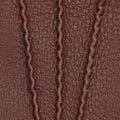 Vittoria (brown) - Italian gloves made of American deerskin leather with cashmere lining 4