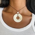 Monaco Cord Choker in Toffee 3