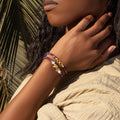 Eternal Bliss - Amethyst Infinity Charm Bracelet 2