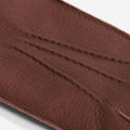 Diego (brown) - Italian gloves made of American deerskin leather with rabbit fur lining 5