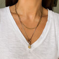 April Daisy Birth Flower Necklace Charm 4