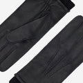 Vittoria (black) - Italian gloves made of American deerskin leather with cashmere lining 6
