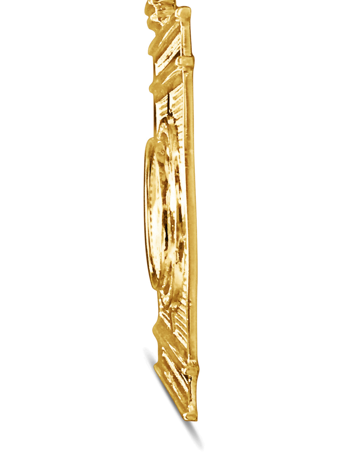 Diamond Fancy Solid White/Yellow/Rose Gold Handmade Coin Pendant, 1/2oz Coin, from 56.5 g