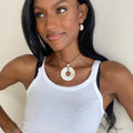 Monaco Cord Choker in Toffee 4