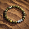 Alluring Dream Olive Jade Vegas Bracelet 3