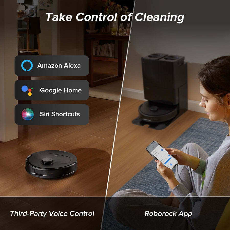 Roborock QV 35A Robot Vacuum with Multifunctional Dock (Upgraded from Qrevo S)