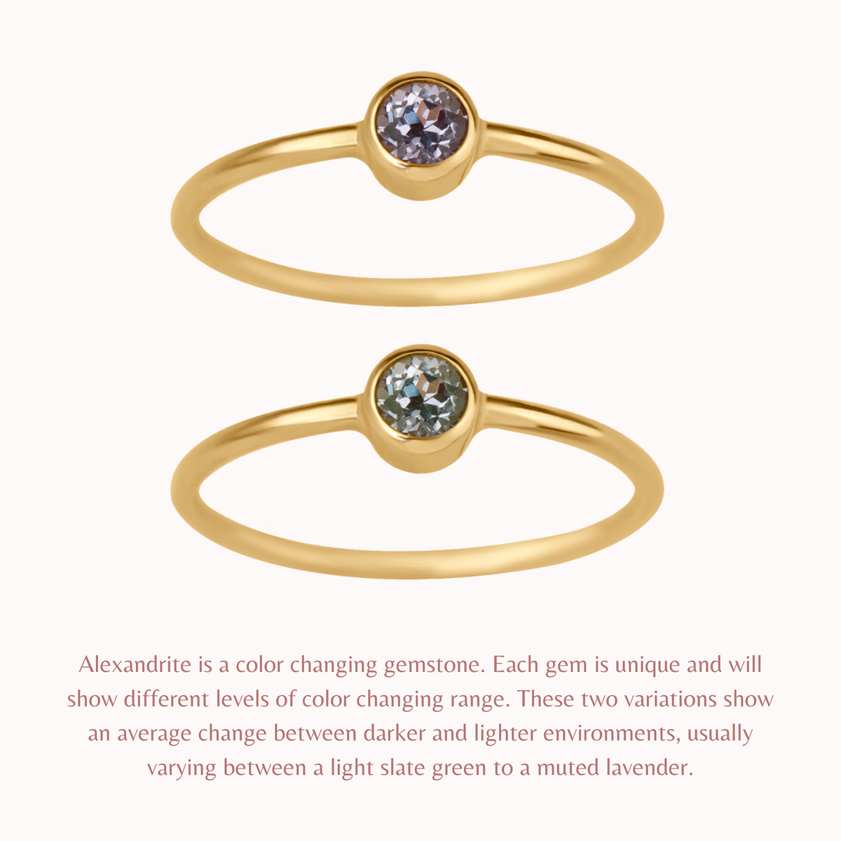 June Birthstone Ring ∙ Alexandrite