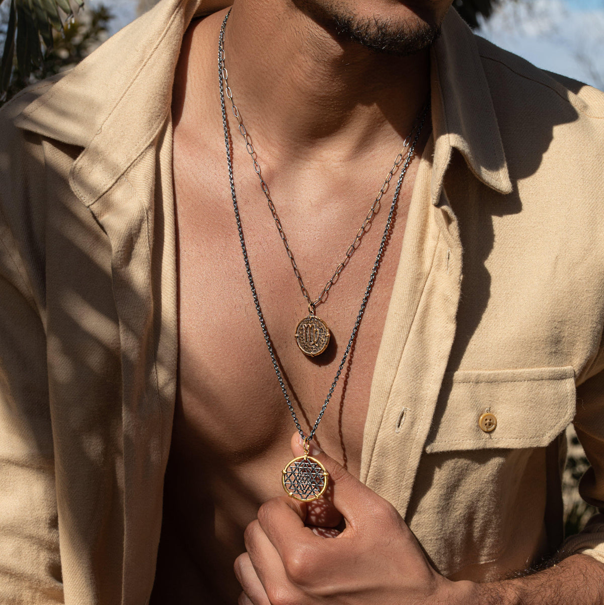 Spiritual Abundance Sri Yantra Pendant Necklace