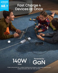 Anker Charger (140W, 4-Port, PD 3.1) with USB-C Cable 2