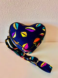 Asya Kente Heart Shaped Crossbody Bag 1