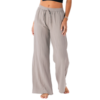 Stone Cotton Cabana Pants, by LotusAndLuna