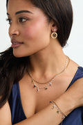 Moon Magic 2 Row Charm Necklace 2