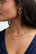 Moon Magic 2 Row Charm Necklace 6