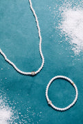 Crystal and Pearl Beaded Necklace 4