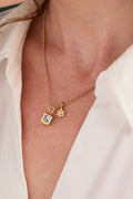 Hanukkah Star of David and Dreidel Pendant Necklace 2