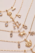 Virgo Zodiac Charm Cluster Necklace 6