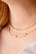 PEEPS® Pearlized Bunny Charm Necklace 6