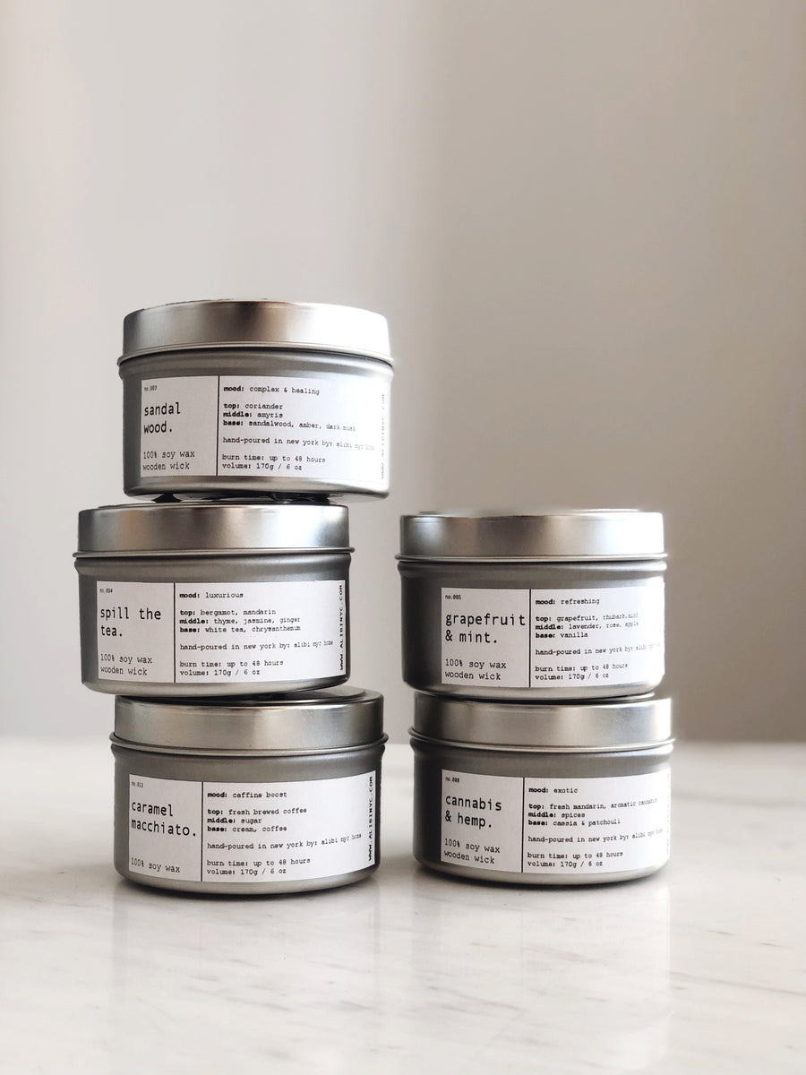 CANNABIS & HEMP | 100% SOY TRAVEL SIZE CANDLE