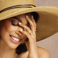 Free Spirit - Gold Evil Eye Moonstone Ring 2