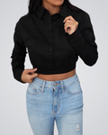 Collared Button Down Halftee 5