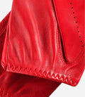 Alessa (red) - Classic Italian lambskin leather driving gloves 5