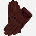 Alessa (cordovan) - Classic Italian lambskin leather driving gloves 1
