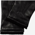 Alessandro (black) - Italian lambskin leather gloves with cashmere lining & touchscreen feature 5