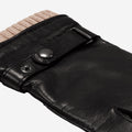 Alonzo (black) - Italian lambskin leather gloves with cashmere lining & touchscreen feature 5