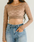 Full Lace Long-Sleeved Halftee 1