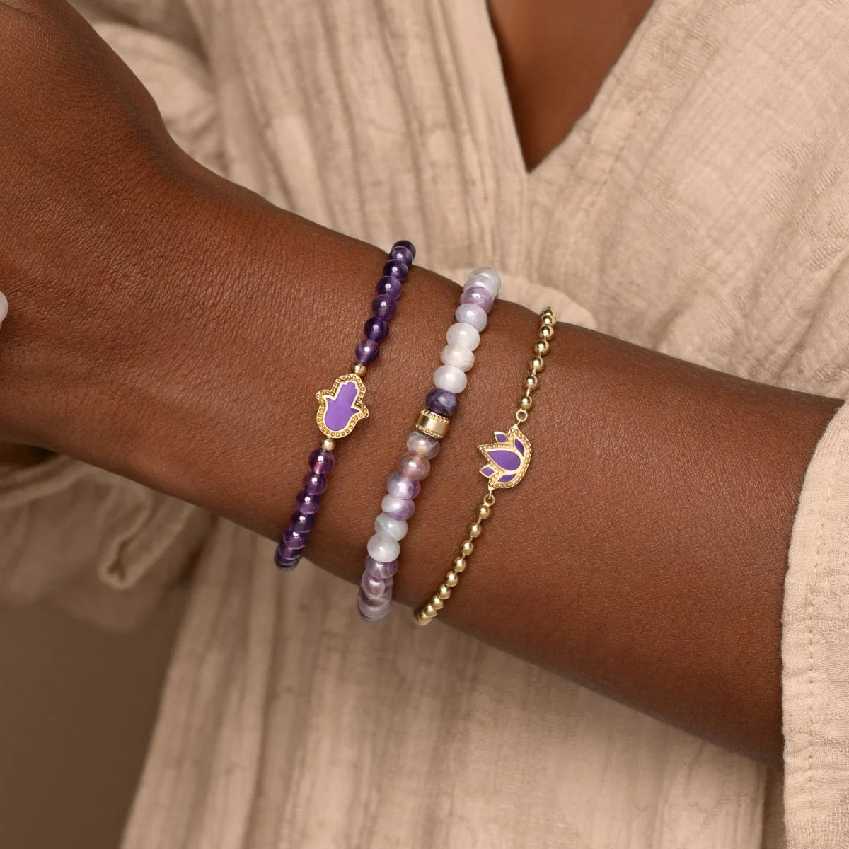 Calm Spirit Amethyst Bracelet
