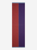 Andrea (red/blue) - Soft and lightweight Italian scarf from 100% wool 4
