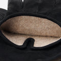 Angelo (black) – Italian suede leather gloves with luxurious cashmere lining 7