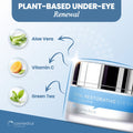 Cosmedica Skincare Eye Cream 0.7 Ounce | Anti-Aging Hydration Eye Cream with Green Tea Caffeine Peptide Complex | Lightweight Non-Greasy Formula for Dark Circles Puffiness Wrinkles Fine Lines 4
