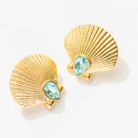 Antibes Earrings in Sea