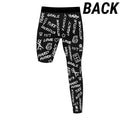 Emotions - Single-Leg Compression Tights - Right - Black 5