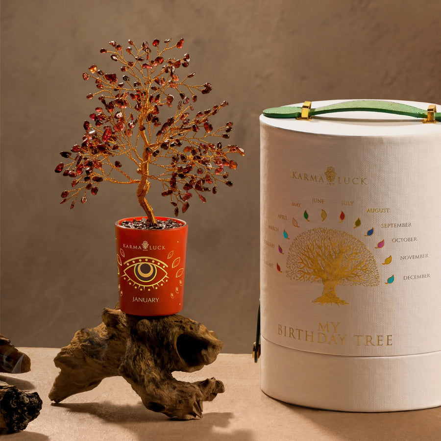 Ambitious Spirit Garnet January Birthday Tree