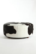 Round Cowhide Ottoman 4