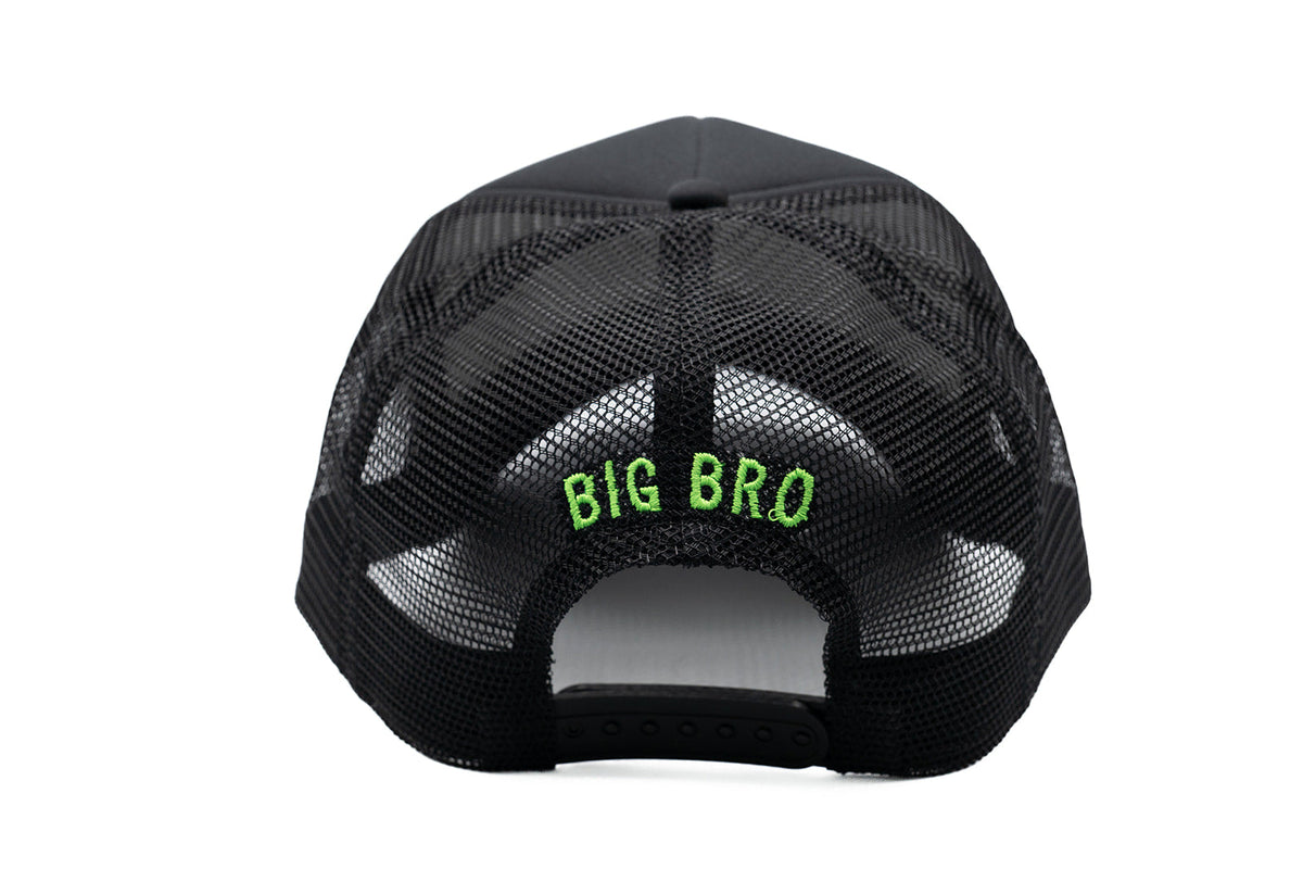 Black & White Letter Trucker Hat