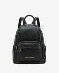 Martina (black) - Italian calf leather women's backpack 2