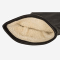 Bella (black) - Italian lambskin leather gloves with lambswool lining & touchscreen feature 3