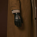 Bella (black) - Italian lambskin leather gloves with lambswool lining & touchscreen feature 10