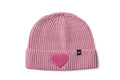 Terry Heart Patch Beanie 1