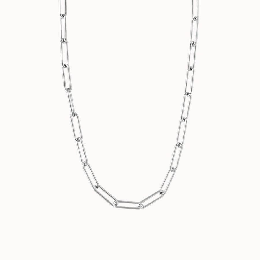 Bold Paperclip Chain Necklace