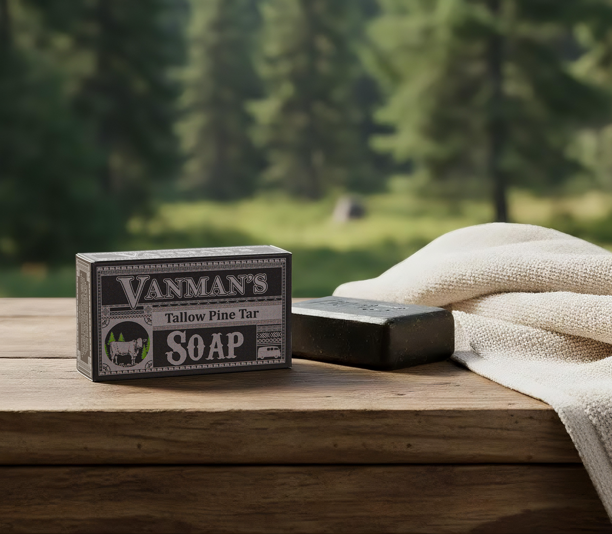 VanMan's Tallow & Pine Tar Soap