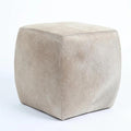 Modern Hide Square Pouf 4