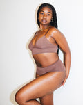 Longline Bralette - Cocoa 3